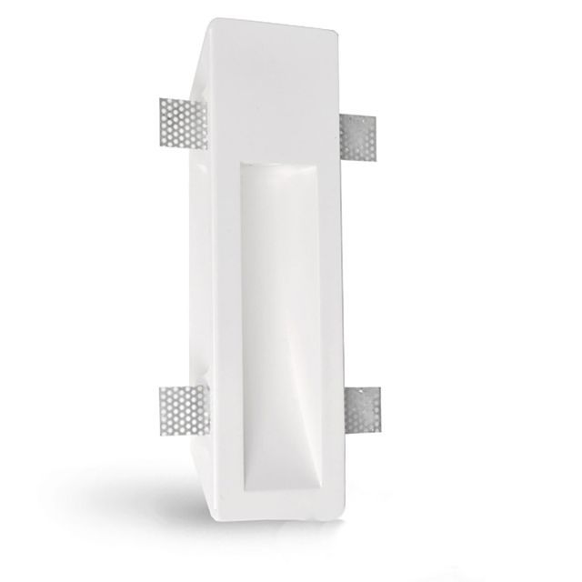 Gips Wand-Einbauleuchte, länglich, für GU10/MR16 Spots, große Bauform