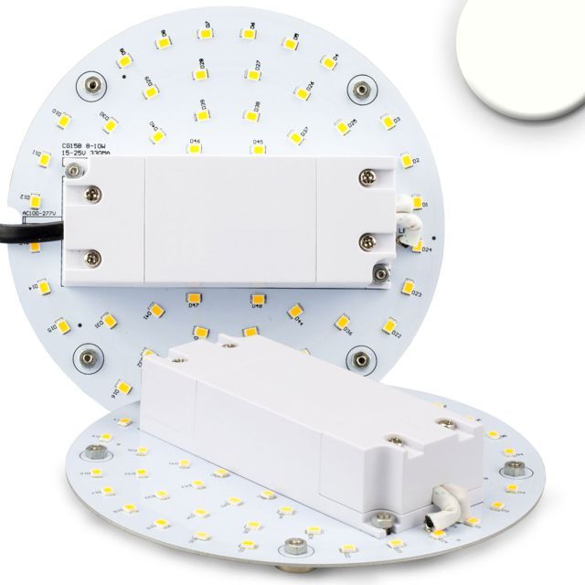 LED Umrüstplatine 130mm, 9W, mit Magnet, neutralweiß