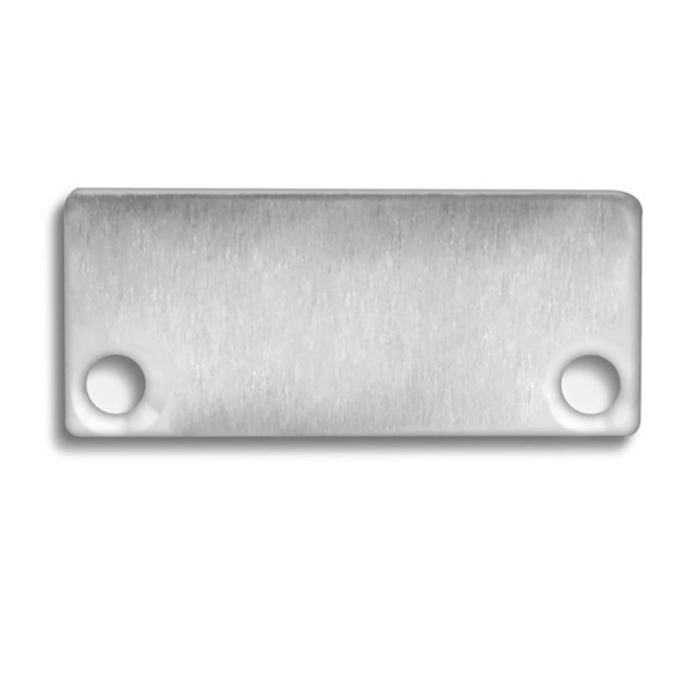 Endkappe EC43 Alu für SURF/DIVE24 FLAT mit COVER10, 2 STK, inkl. Schrauben