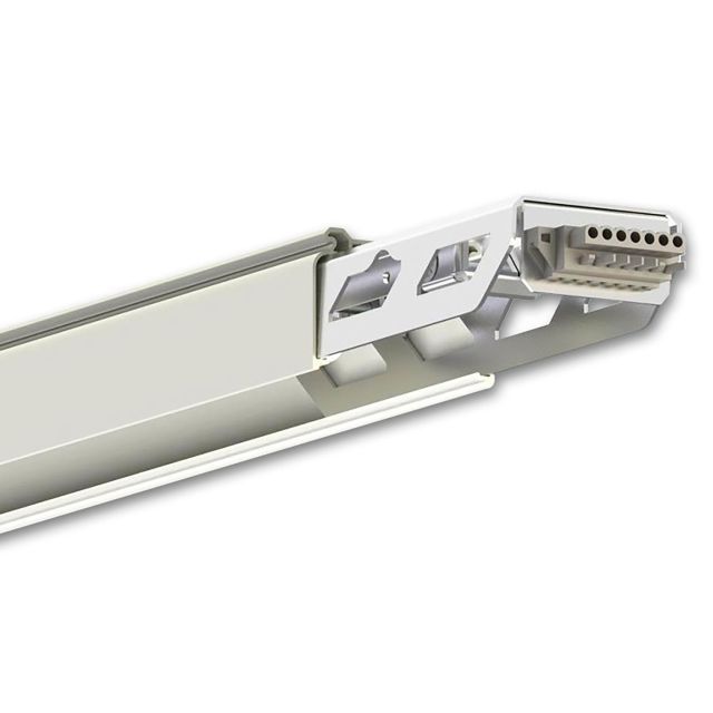 Sistema lineare a LED FastFix S, supporto barra 3m, con alimentazione di corrente