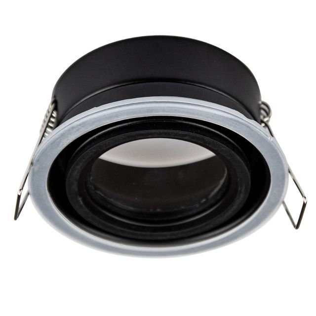 Einbaurahmen Sys-68 für GU10/MR16 Spots, IP65, inkl. GU10 Sockel u. Glaslinse (exkl. Cover)