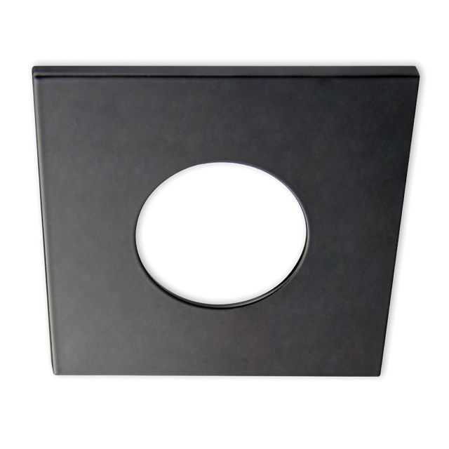 Cover Aluminium eckig schwarz matt für Sys-68