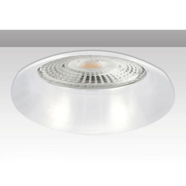 Einbaurahmen Slim rund, Loch 63,5mm, DN69, Alu weiß, für GU10/MR16 Spots