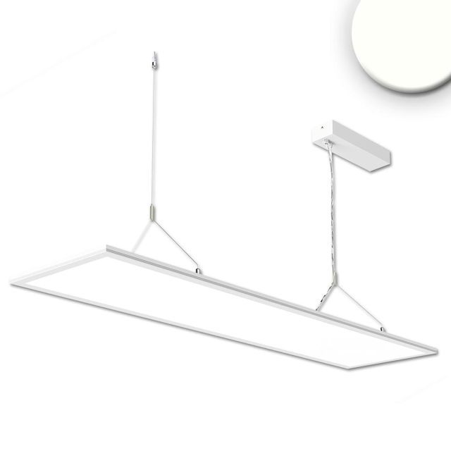 LED Office Hängeleuchte Up&Down, 20W+20W, 30x120cm, weiß, UGR
