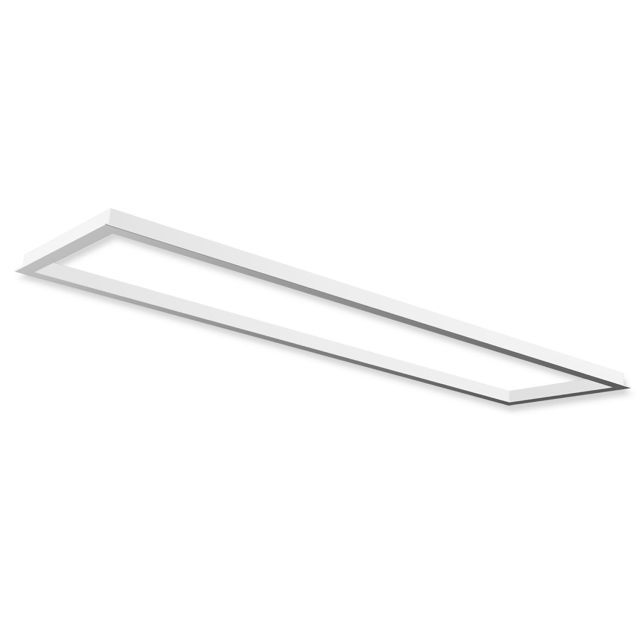 Einbaurahmen weiß RAL 9016 für LED Panel 300x1200