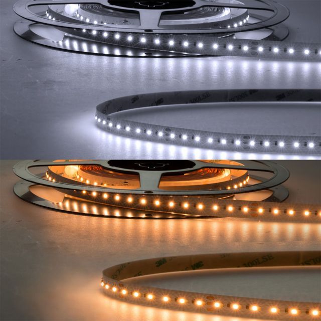 LED CRI918/940 Linear10 CCT Flexband, 24V DC, 10W ww + 10W nw, IP20, 5m Rolle, 240 LED/m