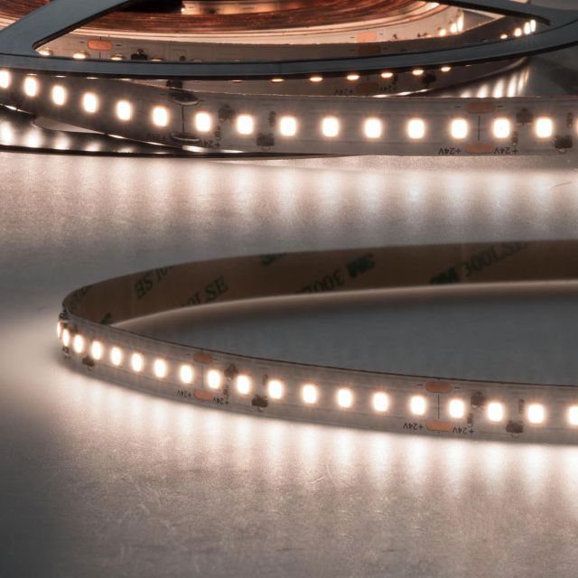 LED CRI940 Vollspektrum Linear Flexband, 24V DC, 14W, IP20, 4000K, 5m Rolle, 160 LED/m