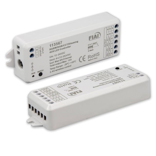 Sys-Pro Funk Mesh PWM-Dimmer, 1-4 Kanal, 12-24V DC 4x3A