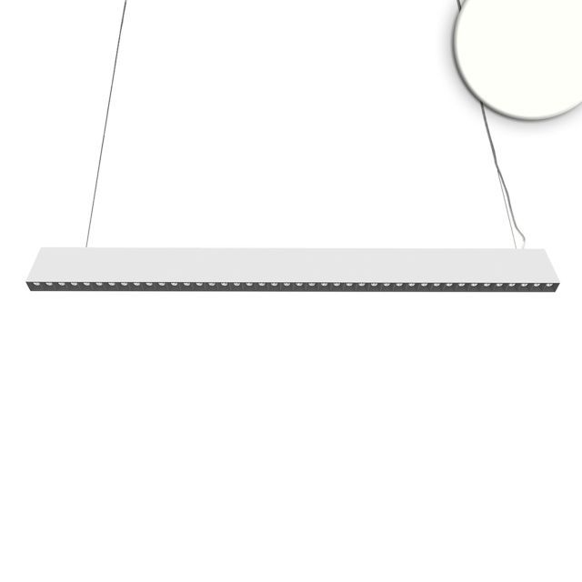 LED Hängeleuchte Raster Up&Down, 15+32W, 8,5x128cm, weiß, UGR