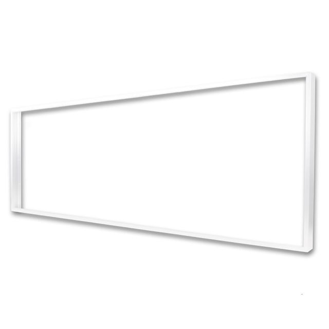 Aufbaurahmen weiß RAL 9016 für LED Panel 300x1200