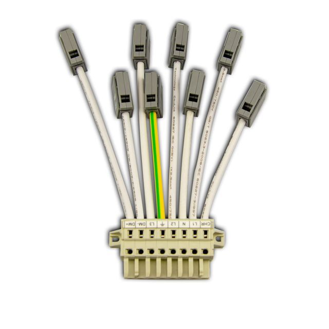 FastFix LED Linearsystem Einspeiseadapter 8-polig, 15A