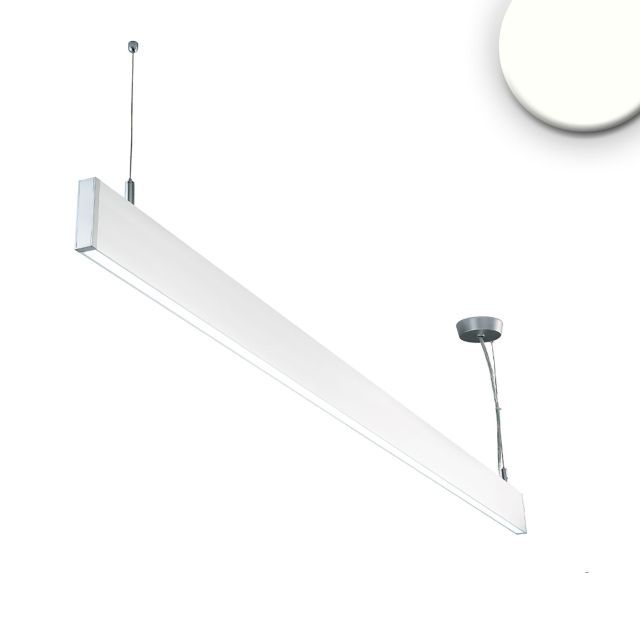 LED Hängeleuchte Linear Up&Down 1200, 40W, prismatisch, linear- u. 90° verbindbar, weiß, neutralweiß