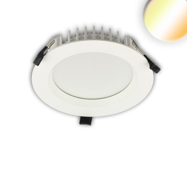 LED Downlight blendungsreduziert, 25W, rund, DN190, CRI90, Switch 3000|3500|4000K, dimmbar