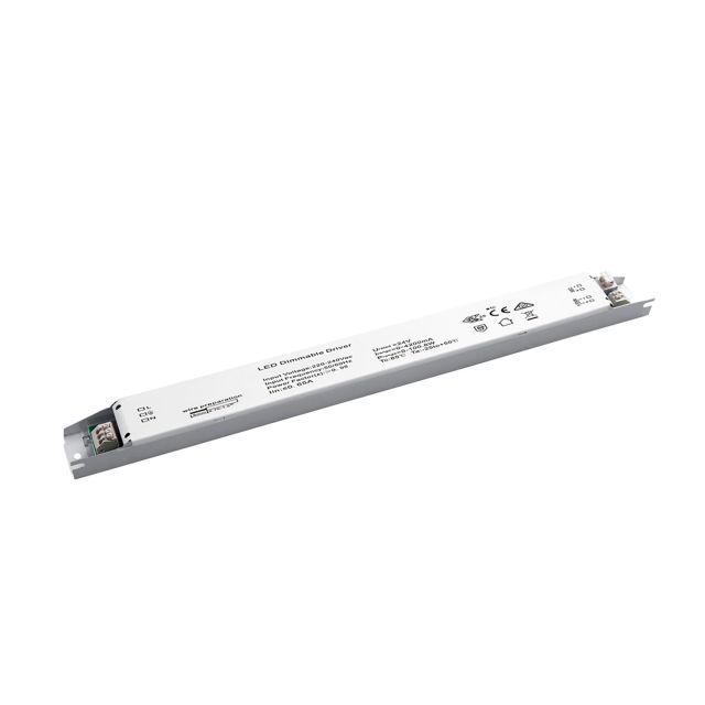 LED PWM-Leuchten-Trafo 24V/DC, 0-100W, 1-10V dimmbar, SELV, flach, schmal
