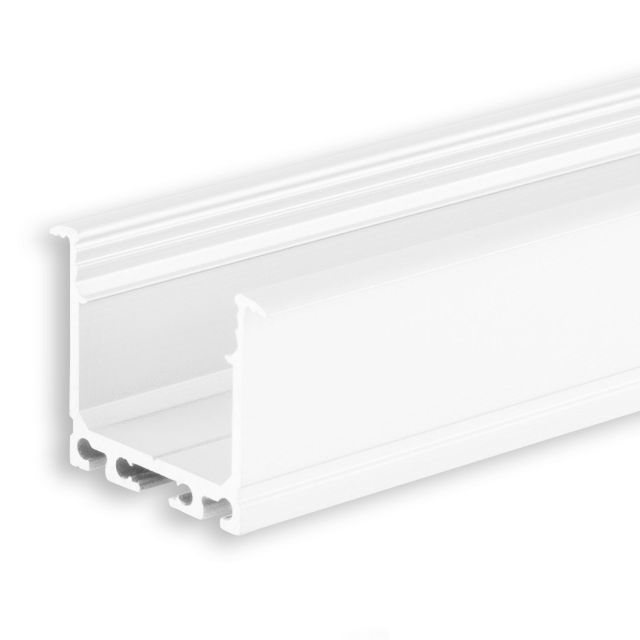 LED Einbauprofil DIVE24 Aluminium weiß RAL 9010, 200cm