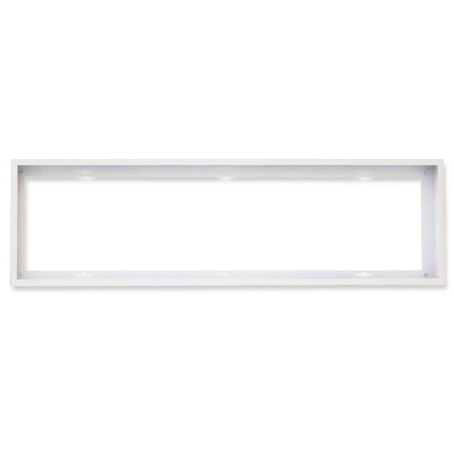 Aufbaurahmen weiß RAL 9016, Höhe 5cm, für LED Panels 300x1200, steckbare Schnellmontage