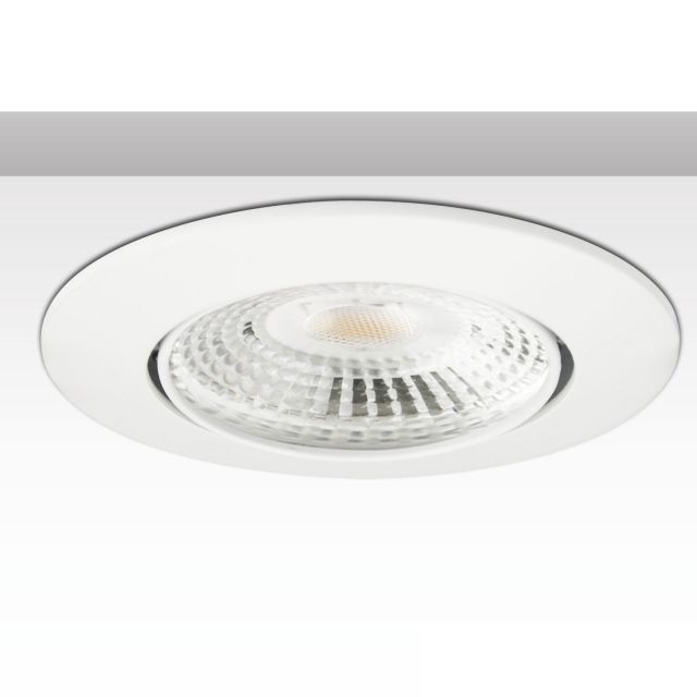 Einbaurahmen Ion rund, Loch 73mm, weiß, für GU10/MR16 Spots