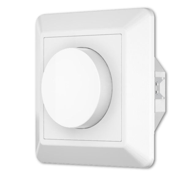 DALI 1 gruppo master dimmer rotativo da incasso, bianco, 230V AC o tensione bus DALI