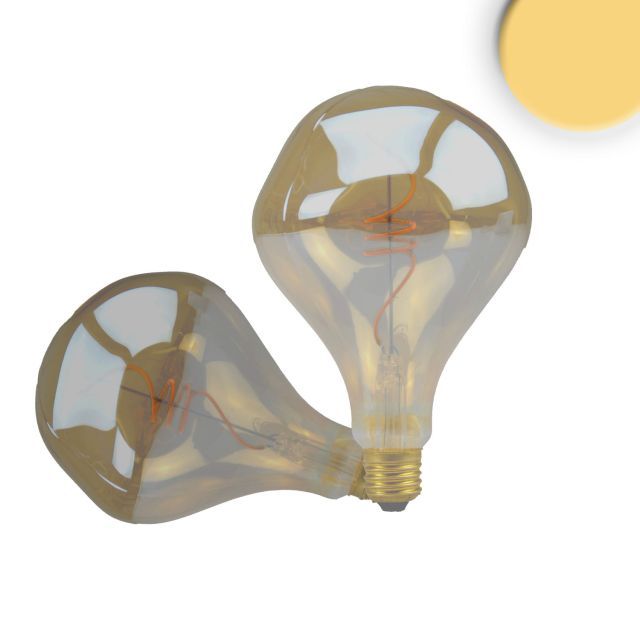 E27 Vintage Line LED Roundbulb A125, unregular, Amber, 4W, 2200K