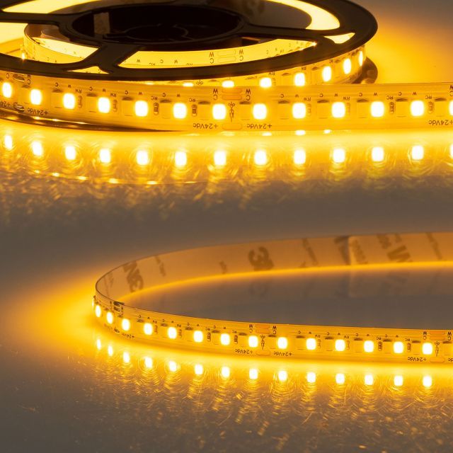 LED CRI819/840 CCT Flexband, 24V DC, 10W ww | 10W nw, IP20, Amber+Lime, 5m Rolle, 240 LED/m