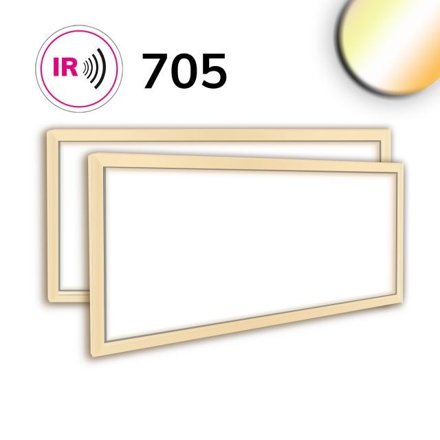 LED Leuchtrahmen H25, Innenformat 592x1192mm, 74W, weißdynamisch, CRI92