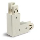 3-Phasen Classic L-Verbinder N-Leiter außen, Schutzleiter innen, weiß