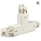 3-Phasen Classic T-Verbinder N-Leiter links, Schutzleiter rechts, weiß