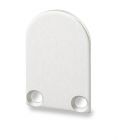 Endkappe EC21 für SURF12 RAIL inkl. COVER5 mit TUNNEL, Alu eloxiert