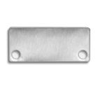 Endkappe EC43 Alu für SURF/DIVE24 FLAT mit COVER10, 2 STK, inkl. Schrauben