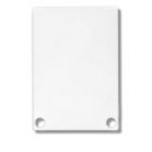 Endkappe EC48 Alu weiß RAL 9010 für SURF/DIVE24 mit COVER11, 2 STK, inkl. Schrauben