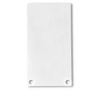 Endkappe EC49 Alu weiß RAL 9010 für SURF/DIVE24 mit COVER12, 2 STK, inkl. Schrauben