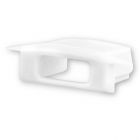 Endkappe EC26W weiß für Profil DIVE12 FLAT mit Kabeldurchführung, 1 STK
