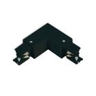 3-Phasen S1 L-Verbinder N-Leiter außen, Schutzleiter innen, schwarz
