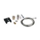 3-Phasen S1 Seilabhängung mit Rutschklemme, 10-200cm schwarz