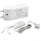 LED Trafo MiniAMP 24V/DC, 0-30W, 200cm Kabel mit Flachstecker, sekundär 2 female Buchsen