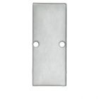 Endkappe EC90 Aluminium eloxiert für Profil HIDE DOUBLE inkl. Schrauben