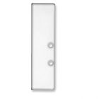 Tappo terminale EC94 alluminio bianco RAL 9003 per profilo HIDE BOTTOM incl. viti