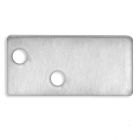 Endkappe EC95 Aluminium eloxiert für Profil FURNIT6 D inkl. Schrauben