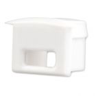 Endkappe EC8W für Profil DIVE12 mit Kabeldurchführung, weiß, 1 STK