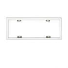 Aufbaurahmen weiß RAL 9016, Höhe 7cm, für LED Panels 300x1200, steckbare Schnellmontage