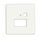 Cover in alluminio angolare 3 bianco, per lampada da incasso a parete Sys-Wall68 con sensore PIR