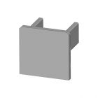 Endkappe EC218 für LED Fliesenprofil UP8