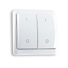 IR-PANEL CONTROL 2-fach Funk-Wandsender, batteriebetrieben (A23 12V enthalten)