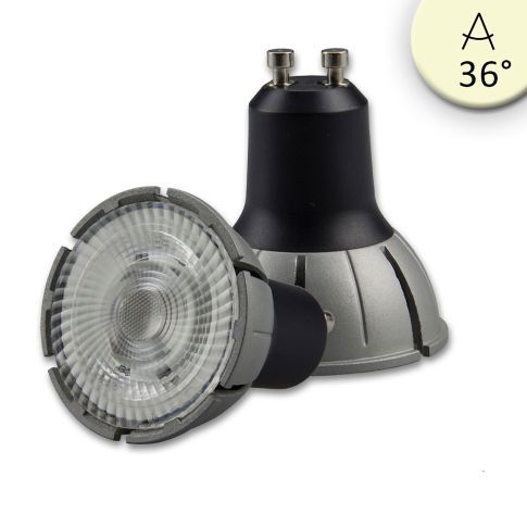 GU10 Vollspektrum LED Strahler 5,5W TOQ, 36&deg;, 3000K, dimmbar