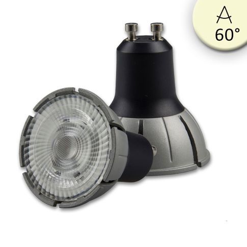 GU10 Vollspektrum LED Strahler 7W COB, 60&deg;, 2700K, dimmbar