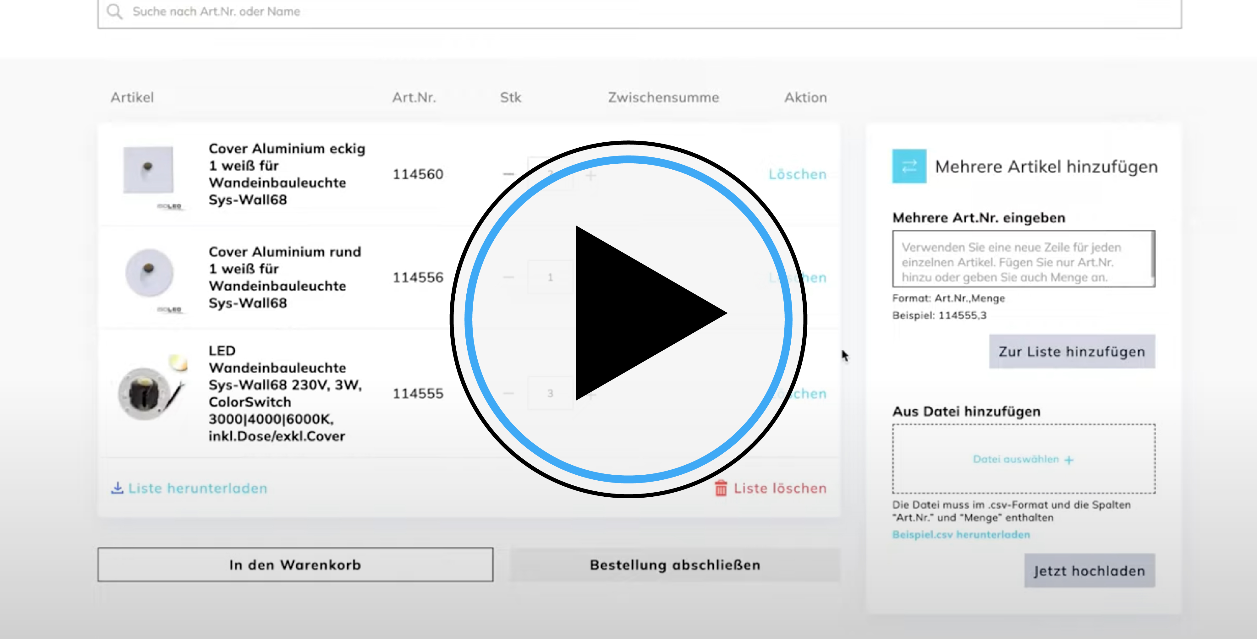 Schnellbestellen - Erkl&auml;rvideo