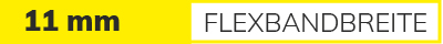 Auf-/Einbauprofile 11 mm Flexbandbreite