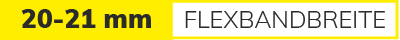 Auf-/Einbauprofile 20-21 mm Flexbandbreite