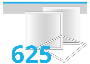 LED Panels 625 Rasterma&szlig;