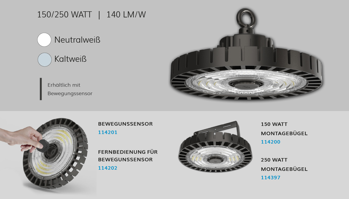 LED Hallenleuchten Serie MS